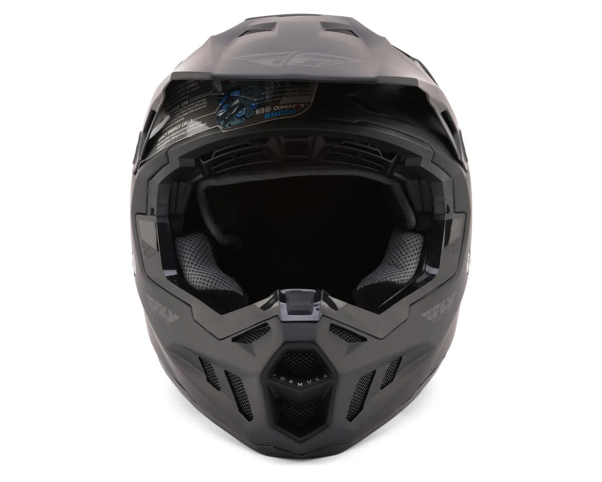 Fly Racing Formula CC Solid Helmet (Matte Black) (S) - view 4